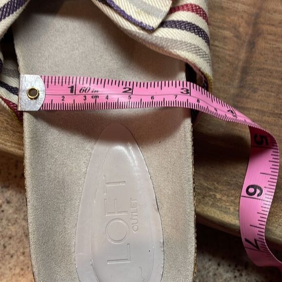 LOFT Slide Sandals Bow - 8 - Picture 9 of 10